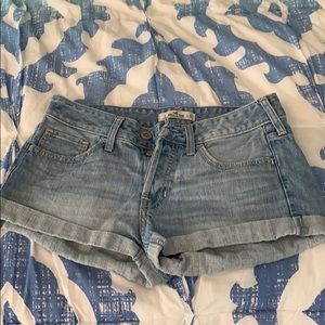 Hollister size 3 jean shorts